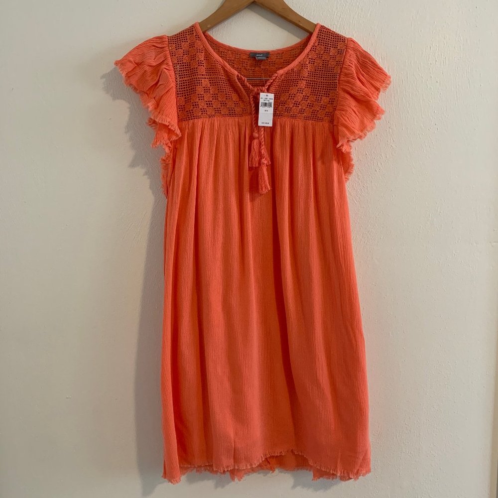 Aerie Coral Dress NWT